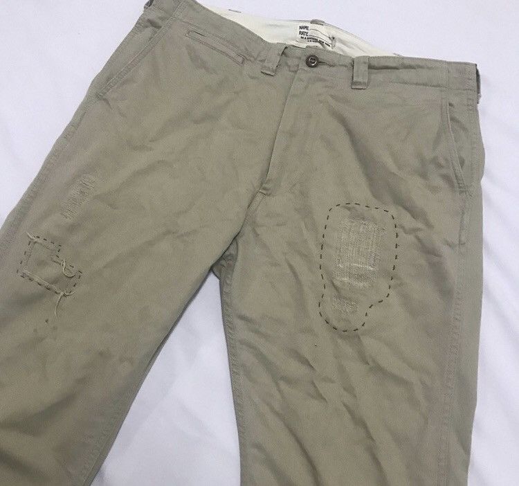 Japanese Brand × Vintage Brooks 68 & Brothers Patchwork Embroidery Skull Pants Size US 35 - 1 Thumbnail