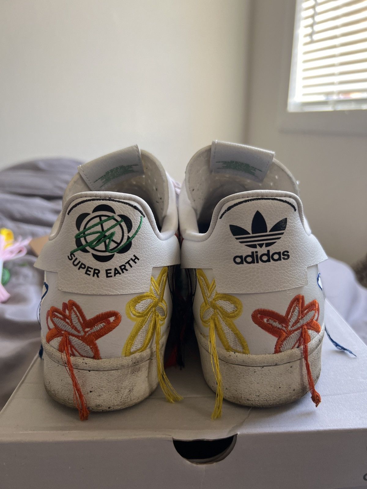 Adidas Adidas x Sean Wotherspoon Super Earth Superstars Size US 11 / EU 44 - 4 Thumbnail