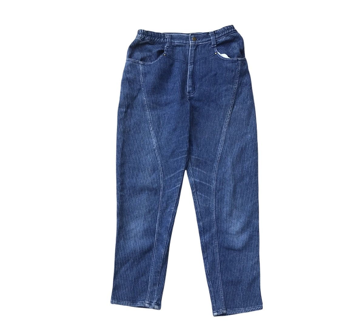 Japanese Brand × Vintage Vintage 80’s ABS Adrenaline Bikers Hikory Denim Jeans Size US 30 / EU 46 - 1 Thumbnail