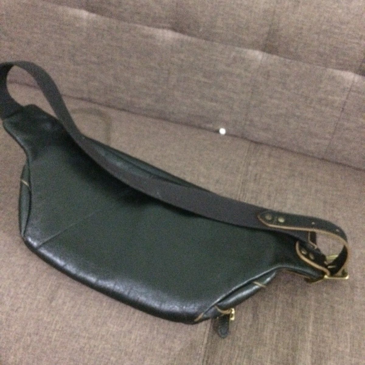 Japanese Brand × Leather × Vintage Vintage 80’s Good Ol’ Leather Waistbag Size ONE SIZE - 5 Thumbnail