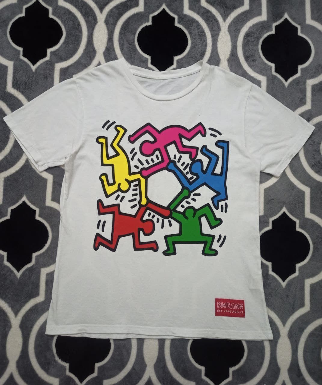 Keith Haring × Vintage ⭐RARE🌟VINTAGE KEITH HARING BIG BANG T Shirt Size US M / EU 48-50 / 2 - 1 Thumbnail