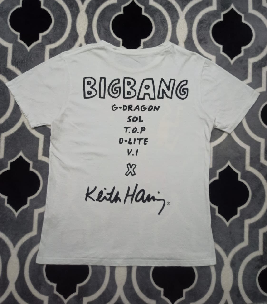 Keith Haring × Vintage ⭐RARE🌟VINTAGE KEITH HARING BIG BANG T Shirt Size US M / EU 48-50 / 2 - 4 Thumbnail