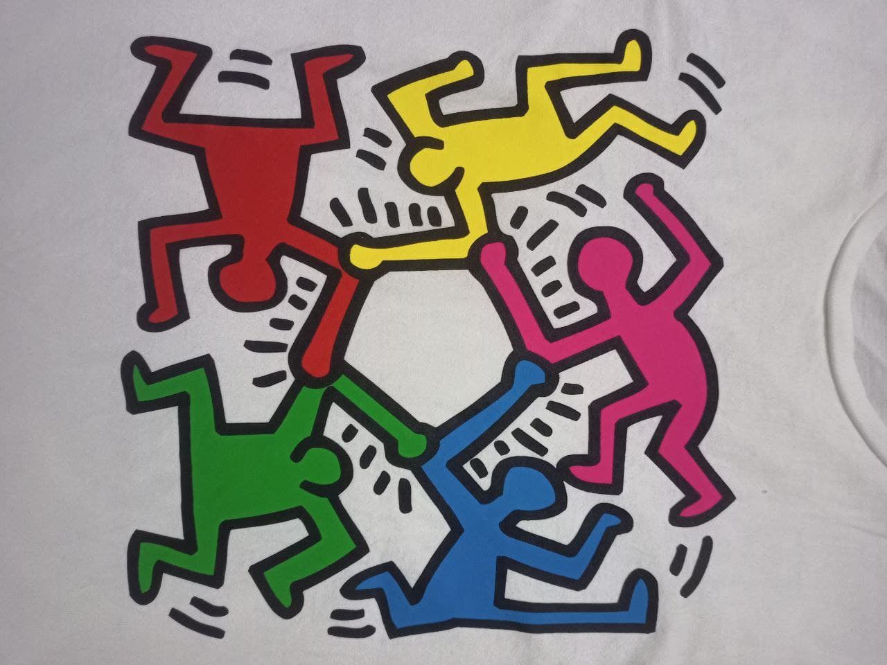 Keith Haring × Vintage ⭐RARE🌟VINTAGE KEITH HARING BIG BANG T Shirt Size US M / EU 48-50 / 2 - 2 Thumbnail