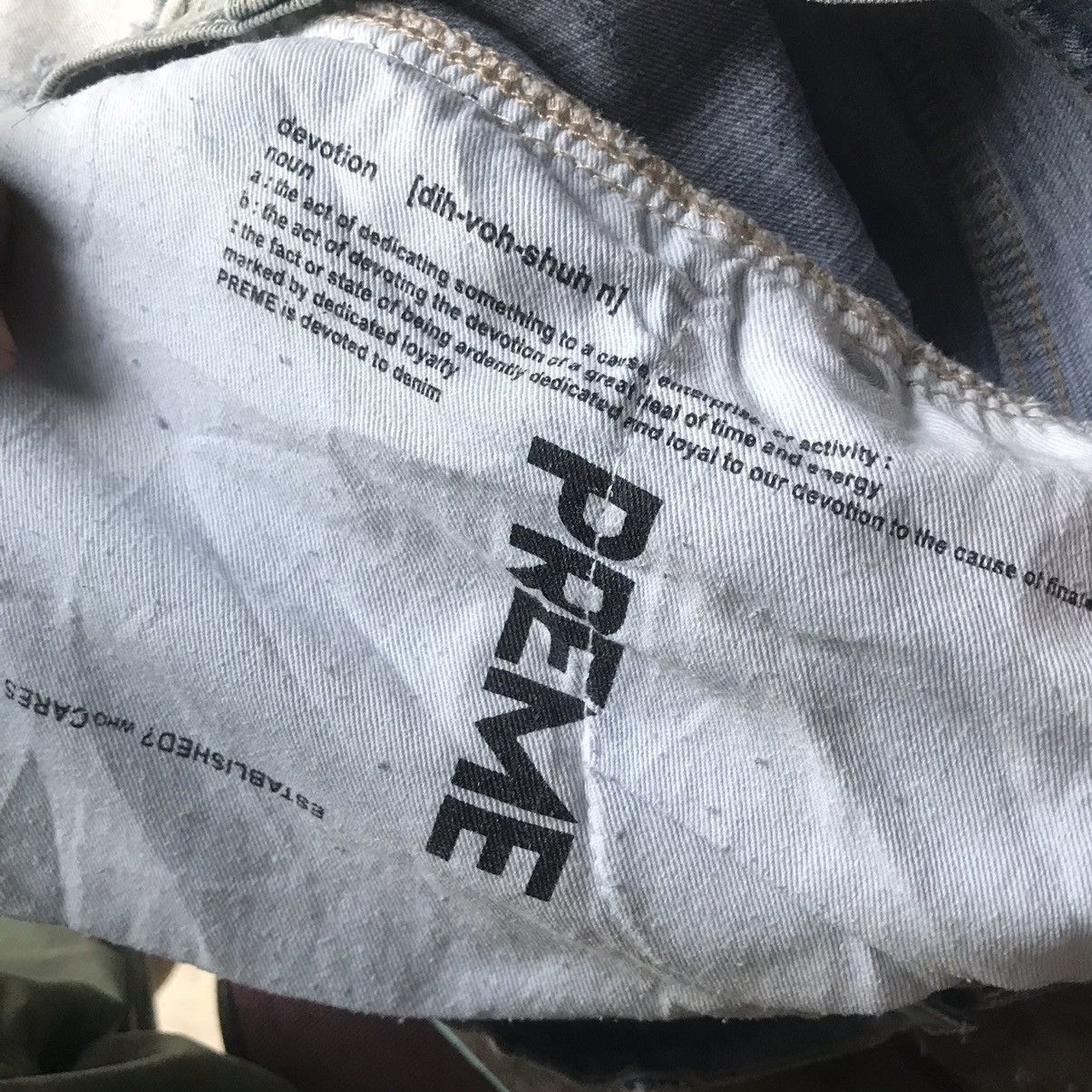 If Six Was Nine × Japanese Brand Vintage Preme Distressed Strap tactical Jeans Size US 34 / EU 50 - 8 Thumbnail