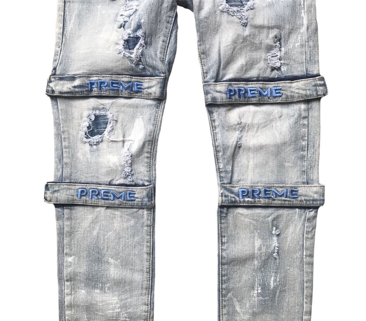 If Six Was Nine × Japanese Brand Vintage Preme Distressed Strap tactical Jeans Size US 34 / EU 50 - 3 Thumbnail