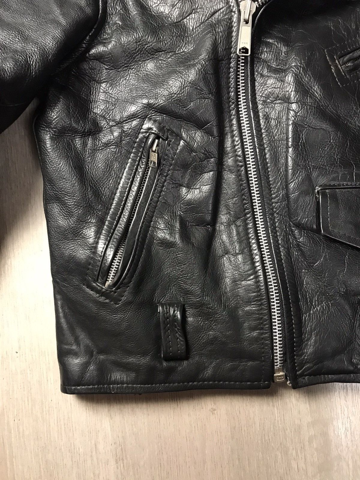 Genuine Leather × Japanese Brand × Leather Jacket AKASO