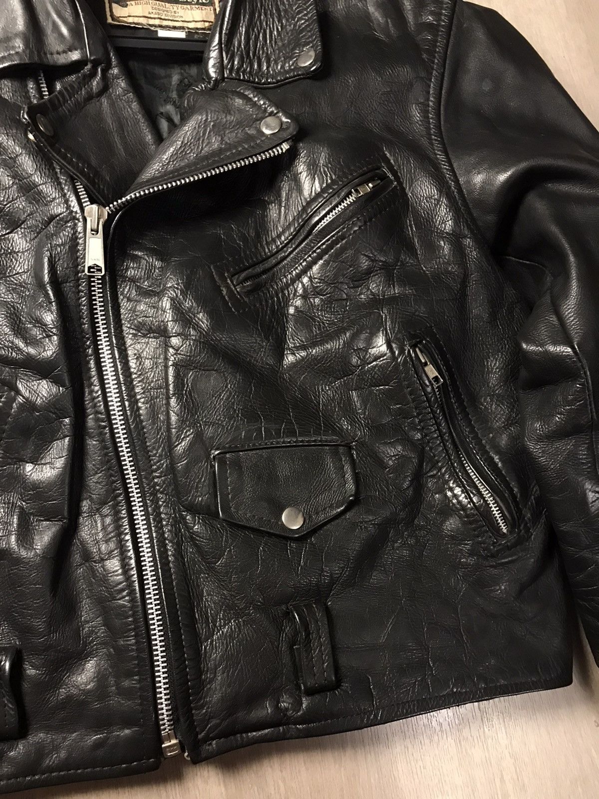 Genuine Leather × Japanese Brand × Leather Jacket AKASO