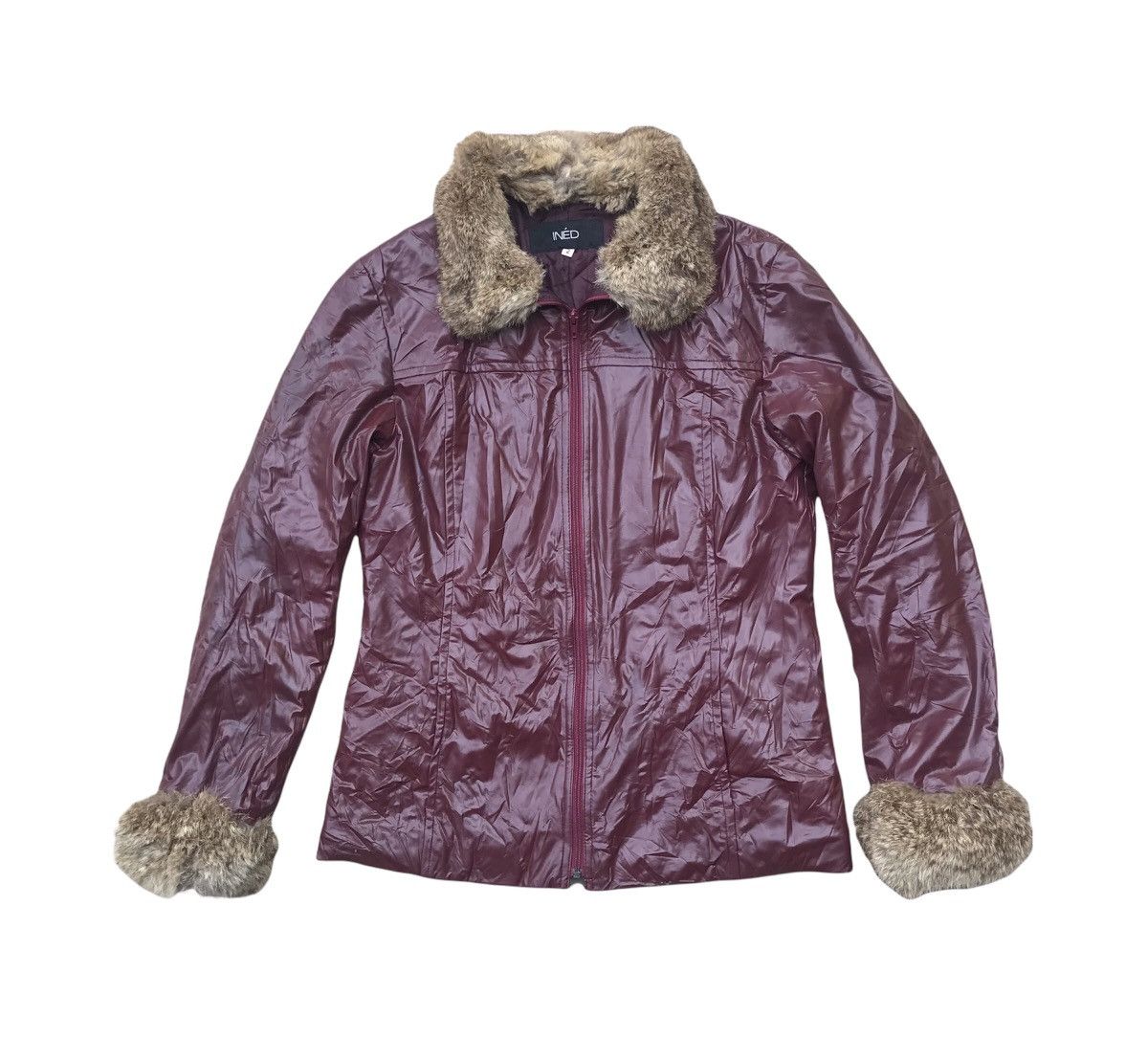 Yohji Yamamoto Ined By Yohji Yamamoto Faux Fur Leather Jacket Size US M / EU 48-50 / 2 - 1 Thumbnail