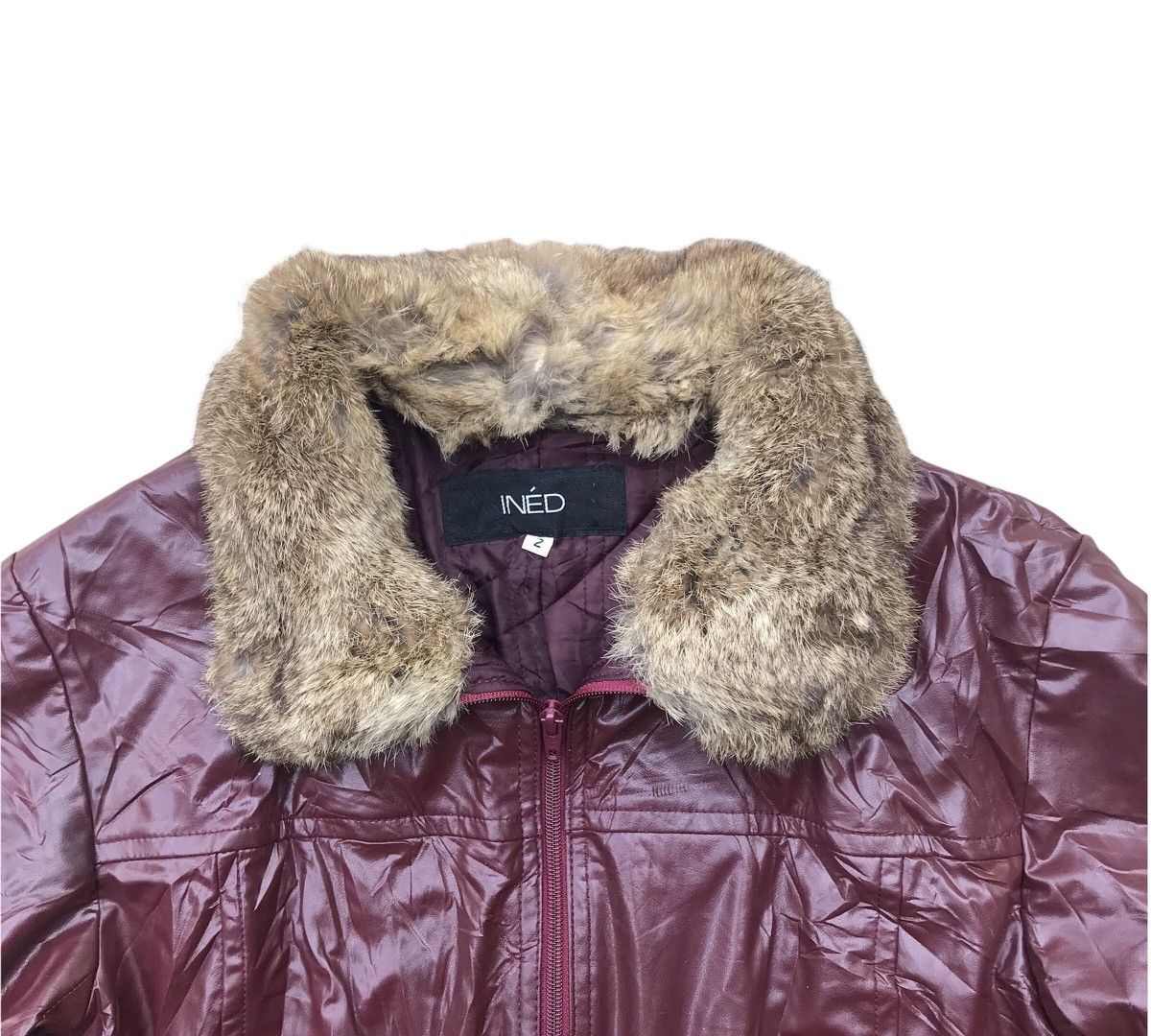 Yohji Yamamoto Ined By Yohji Yamamoto Faux Fur Leather Jacket Size US M / EU 48-50 / 2 - 2 Thumbnail