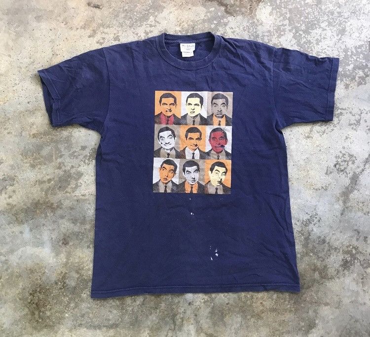 Vintage Vintage Mr Bean Portrait Photo Print Tshirt Size US L / EU 52-54 / 3 - 3 Thumbnail