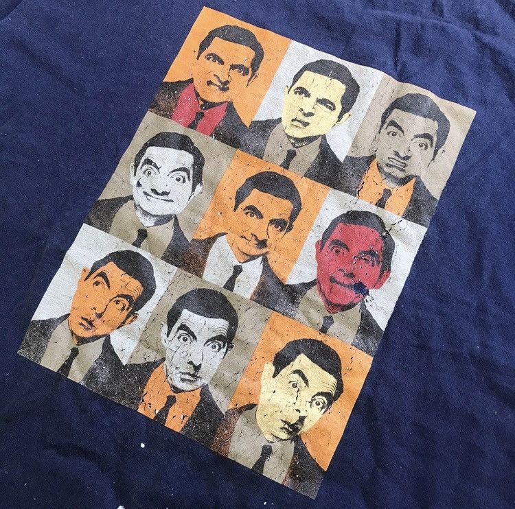 Vintage Vintage Mr Bean Portrait Photo Print Tshirt Size US L / EU 52-54 / 3 - 5 Thumbnail