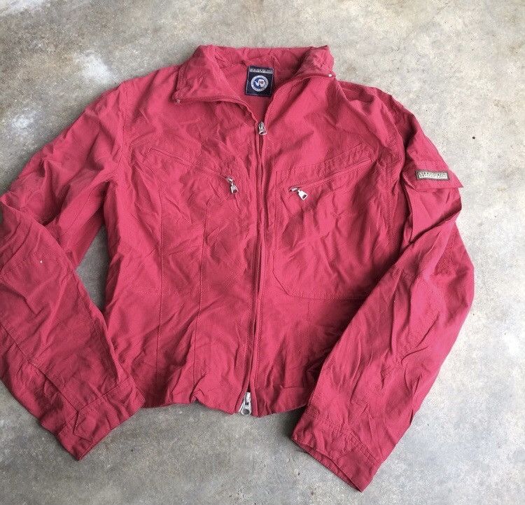 Napapijri Vintage Napapijiri Light Bomber Jacket Size US S / EU 44-46 / 1 - 1 Thumbnail