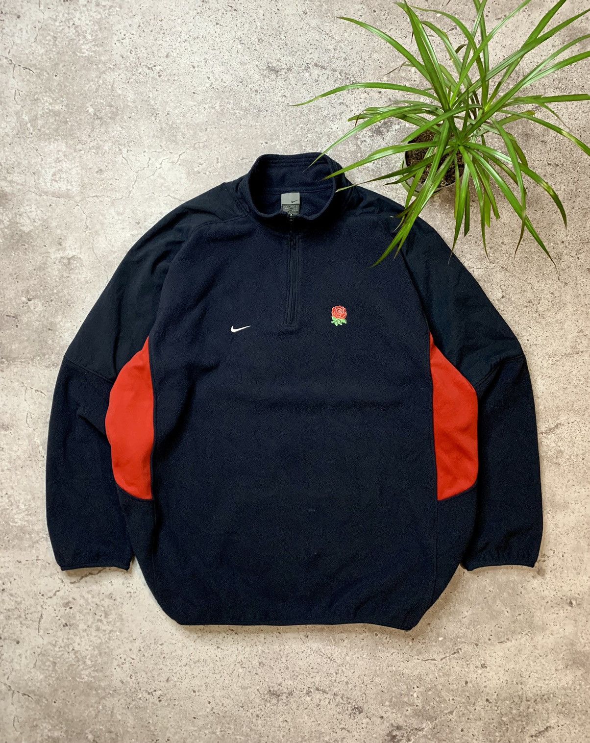 Nike Vintage Nike Rugby England Team Fleece Size US XL / EU 56 / 4 - 2 Thumbnail