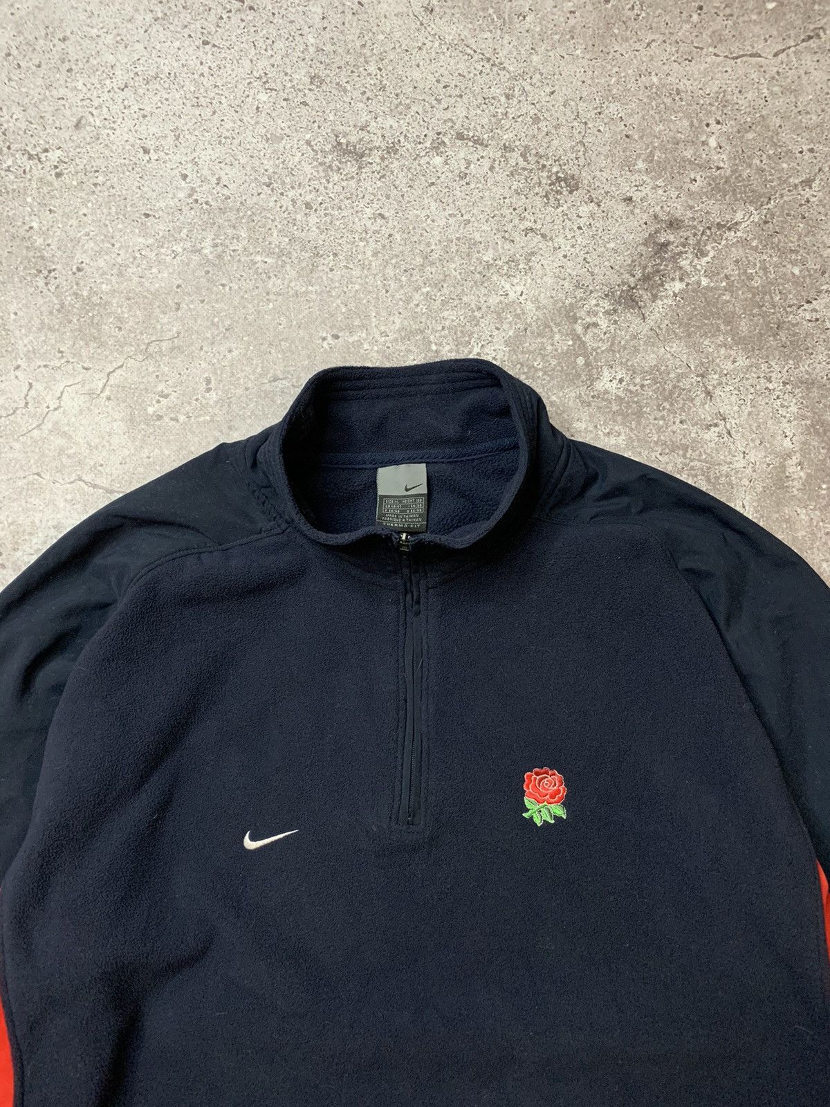 Nike Vintage Nike Rugby England Team Fleece Size US XL / EU 56 / 4 - 3 Thumbnail