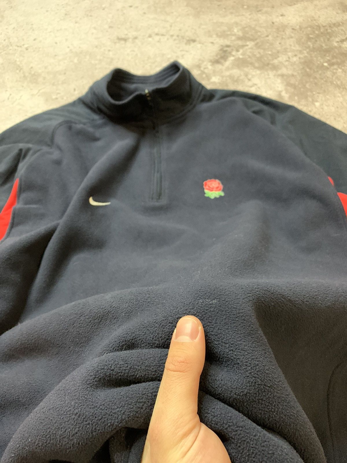 Nike Vintage Nike Rugby England Team Fleece Size US XL / EU 56 / 4 - 7 Thumbnail