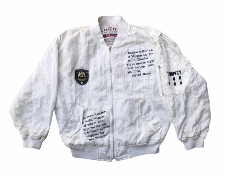If Six Was Nine × Japanese Brand × Le Grande Bleu (L.G.B.) Vintage Fashion Designer “Troopers For You” Bomber Jacket Size US L / EU 52-54 / 3 - 1 Thumbnail