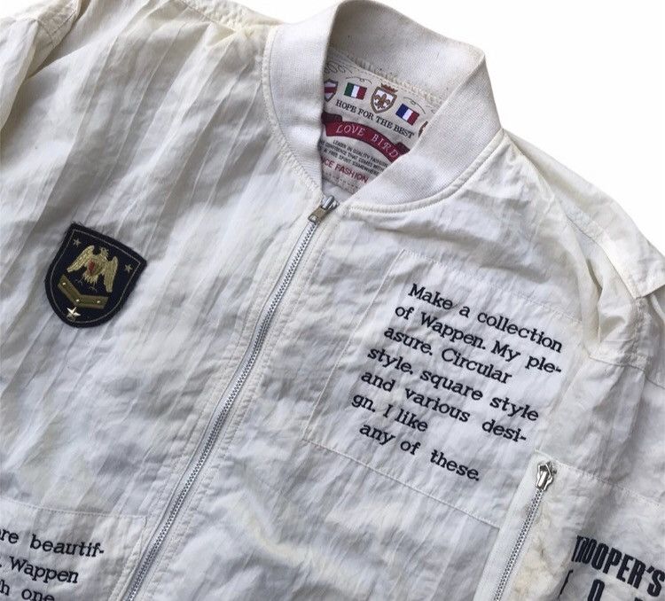 If Six Was Nine × Japanese Brand × Le Grande Bleu (L.G.B.) Vintage Fashion Designer “Troopers For You” Bomber Jacket Size US L / EU 52-54 / 3 - 2 Thumbnail