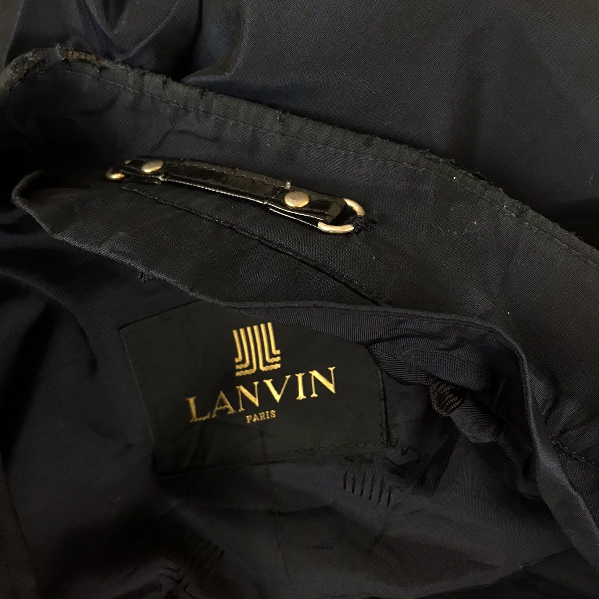 Lanvin Vintage Lanvin Collection Trench Long Coat Size US L / EU 52-54 / 3 - 9 Thumbnail