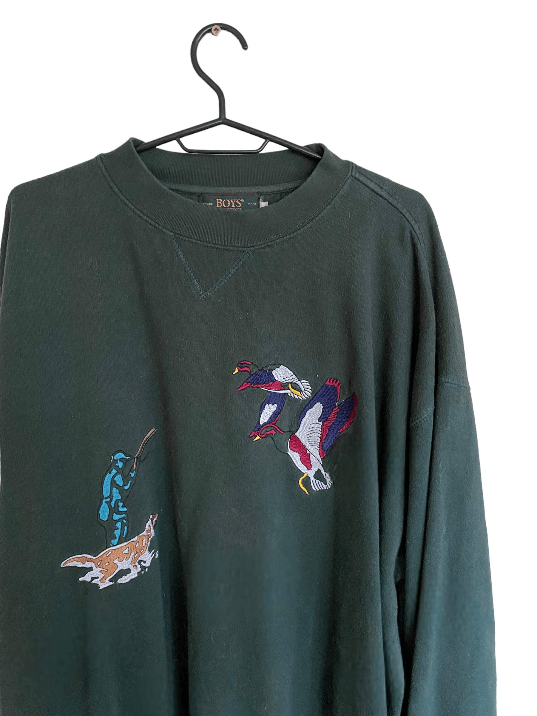 Vintage 90s' vintage embroidery crewneck Size US XL / EU 56 / 4 - 4 Thumbnail