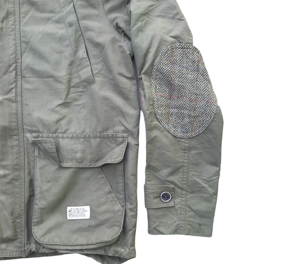 Harris Tweed × Silas Silas x Harris Tweed Hybrid Anolog Military Jacket Size US S / EU 44-46 / 1 - 2 Thumbnail