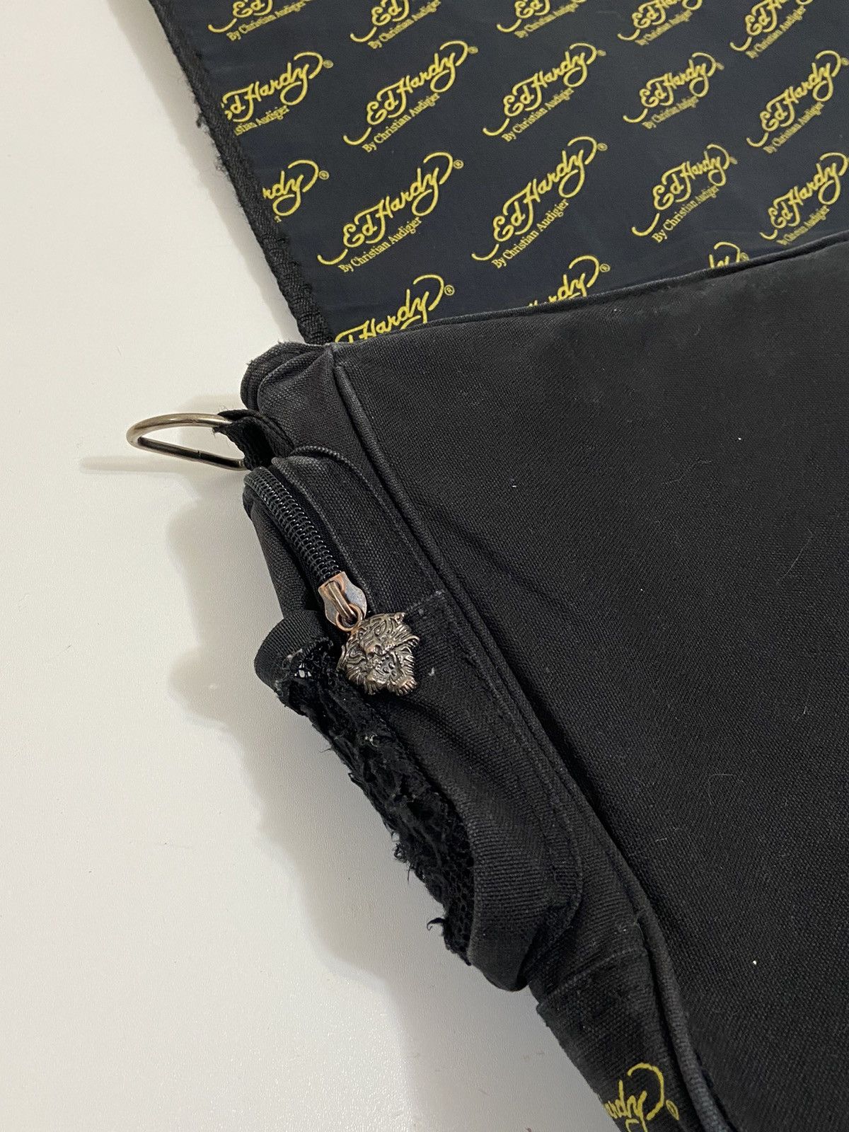 Ed Hardy Vintage Ed Hardy Cristian Audigier Y2K tiger messager bag Size ONE SIZE - 8 Thumbnail