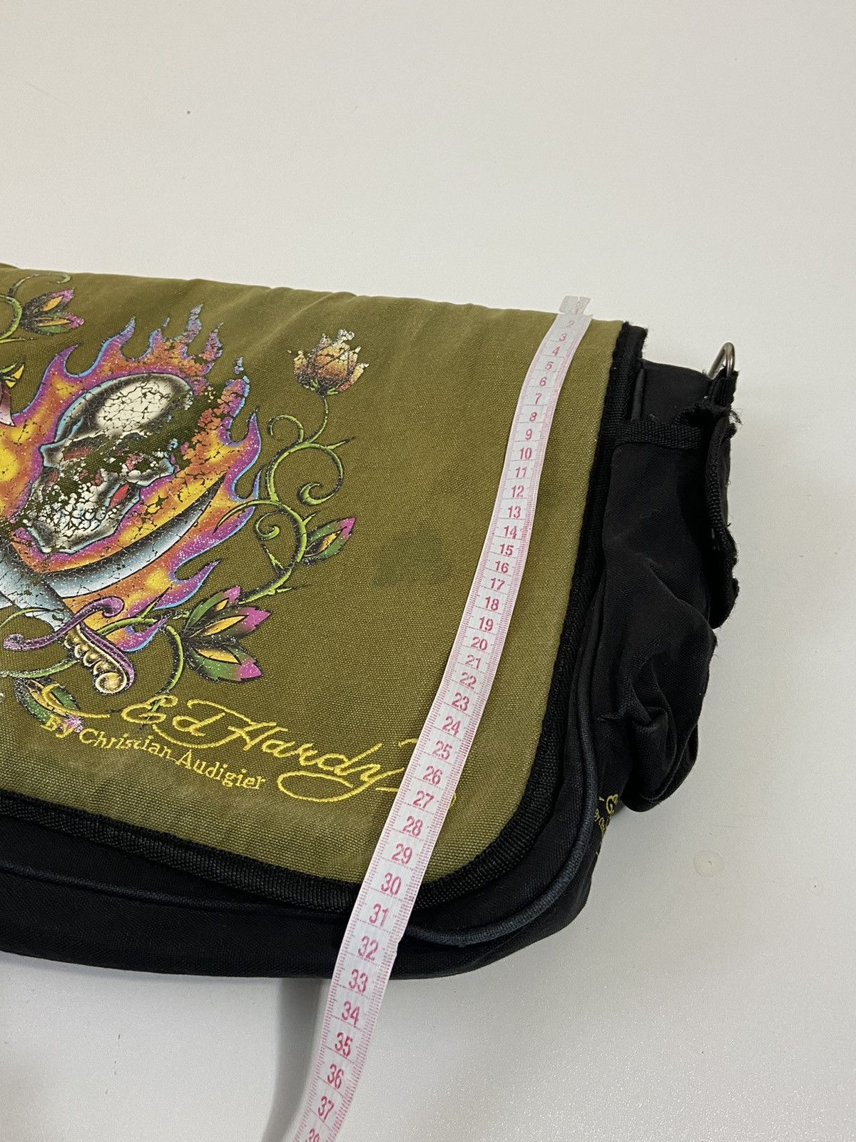 Ed Hardy Vintage Ed Hardy Cristian Audigier Y2K tiger messager bag Size ONE SIZE - 20 Thumbnail