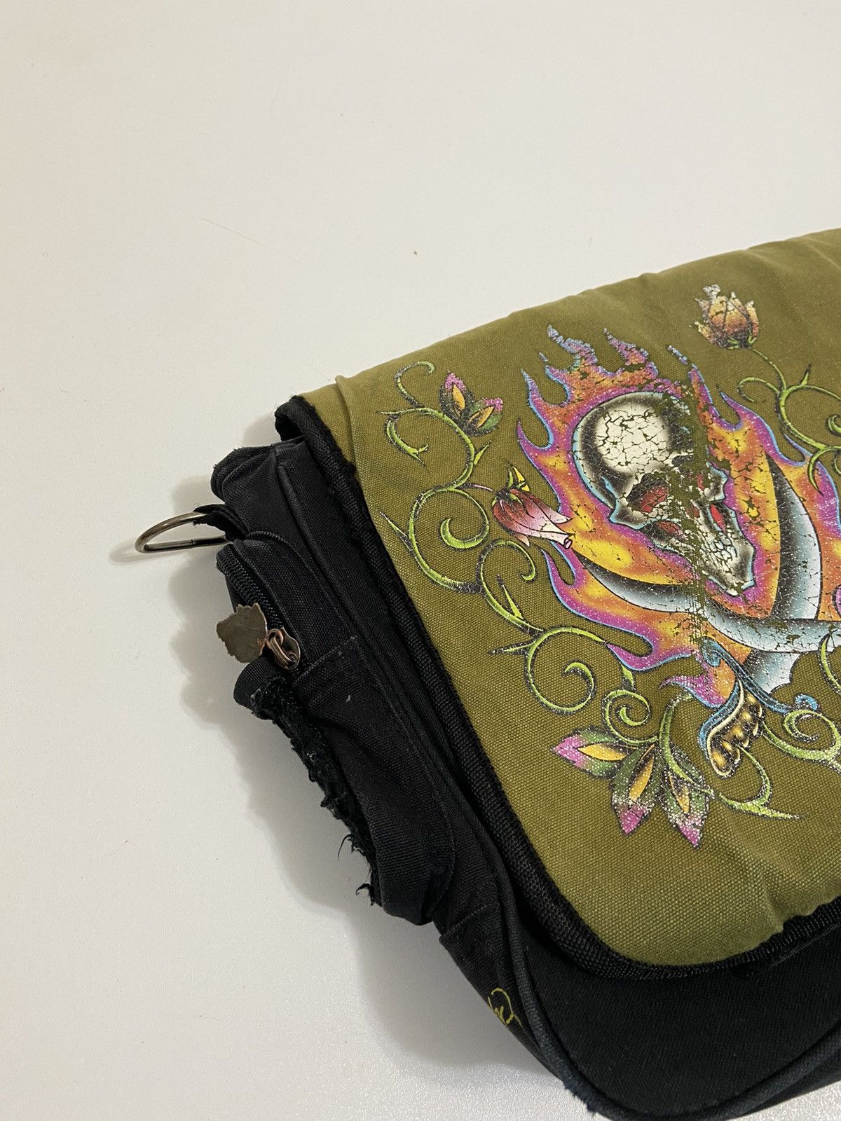Ed Hardy Vintage Ed Hardy Cristian Audigier Y2K tiger messager bag Size ONE SIZE - 3 Thumbnail