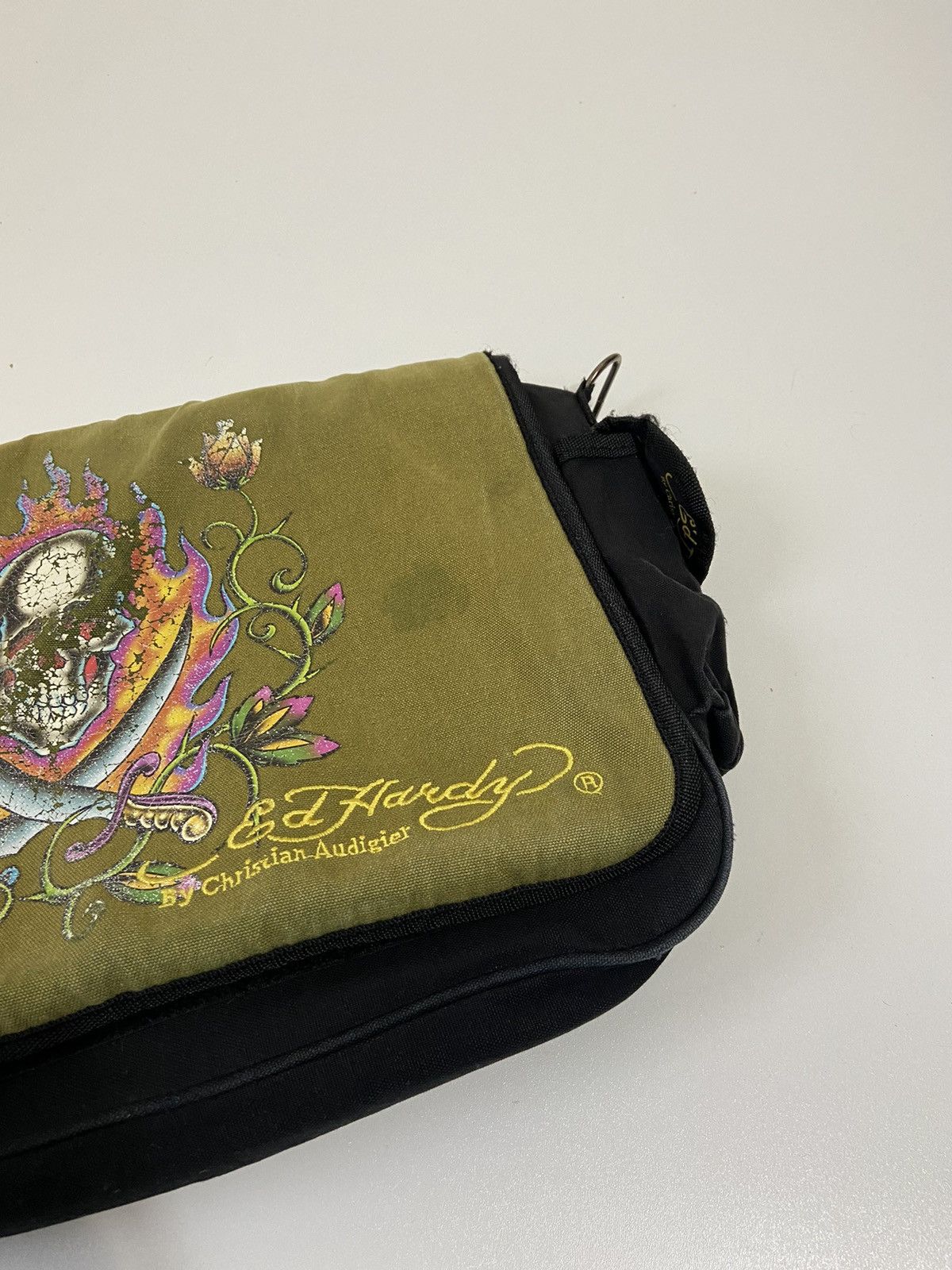 Ed Hardy Vintage Ed Hardy Cristian Audigier Y2K tiger messager bag Size ONE SIZE - 2 Thumbnail