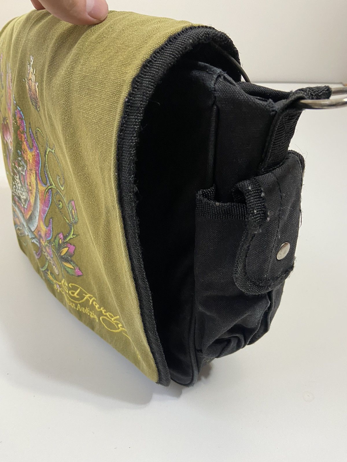 Ed Hardy Vintage Ed Hardy Cristian Audigier Y2K tiger messager bag Size ONE SIZE - 5 Thumbnail