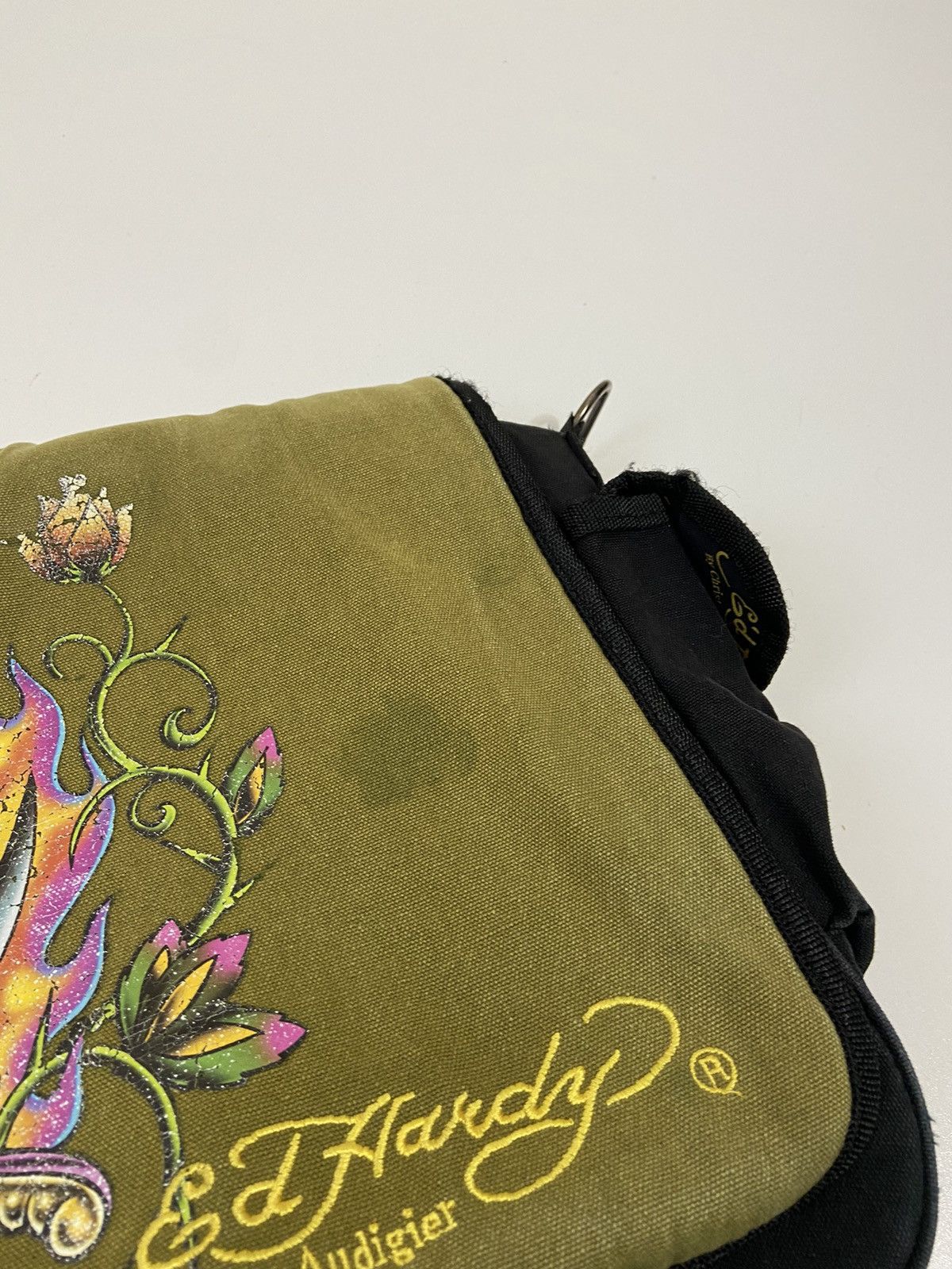 Ed Hardy Vintage Ed Hardy Cristian Audigier Y2K tiger messager bag Size ONE SIZE - 4 Thumbnail