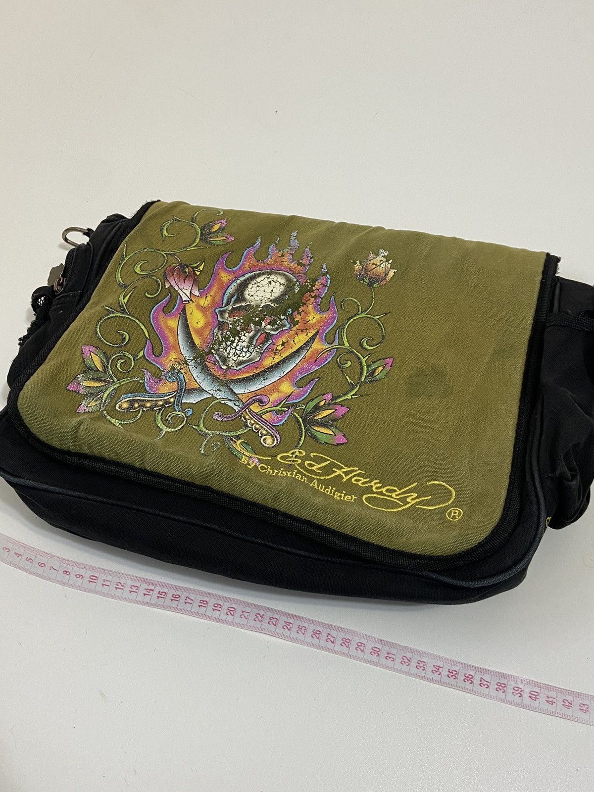 Ed Hardy Vintage Ed Hardy Cristian Audigier Y2K tiger messager bag Size ONE SIZE - 19 Thumbnail