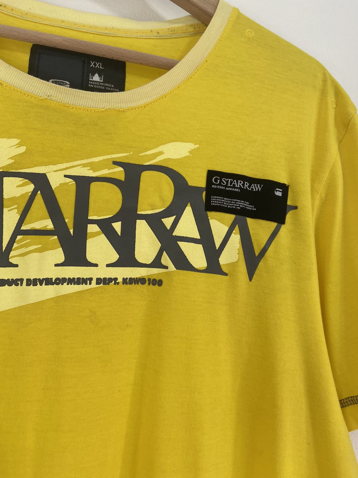 G-Star × Vintage G Star Raw T-shirt Size US XXL / EU 58 / 5 - 19 Thumbnail