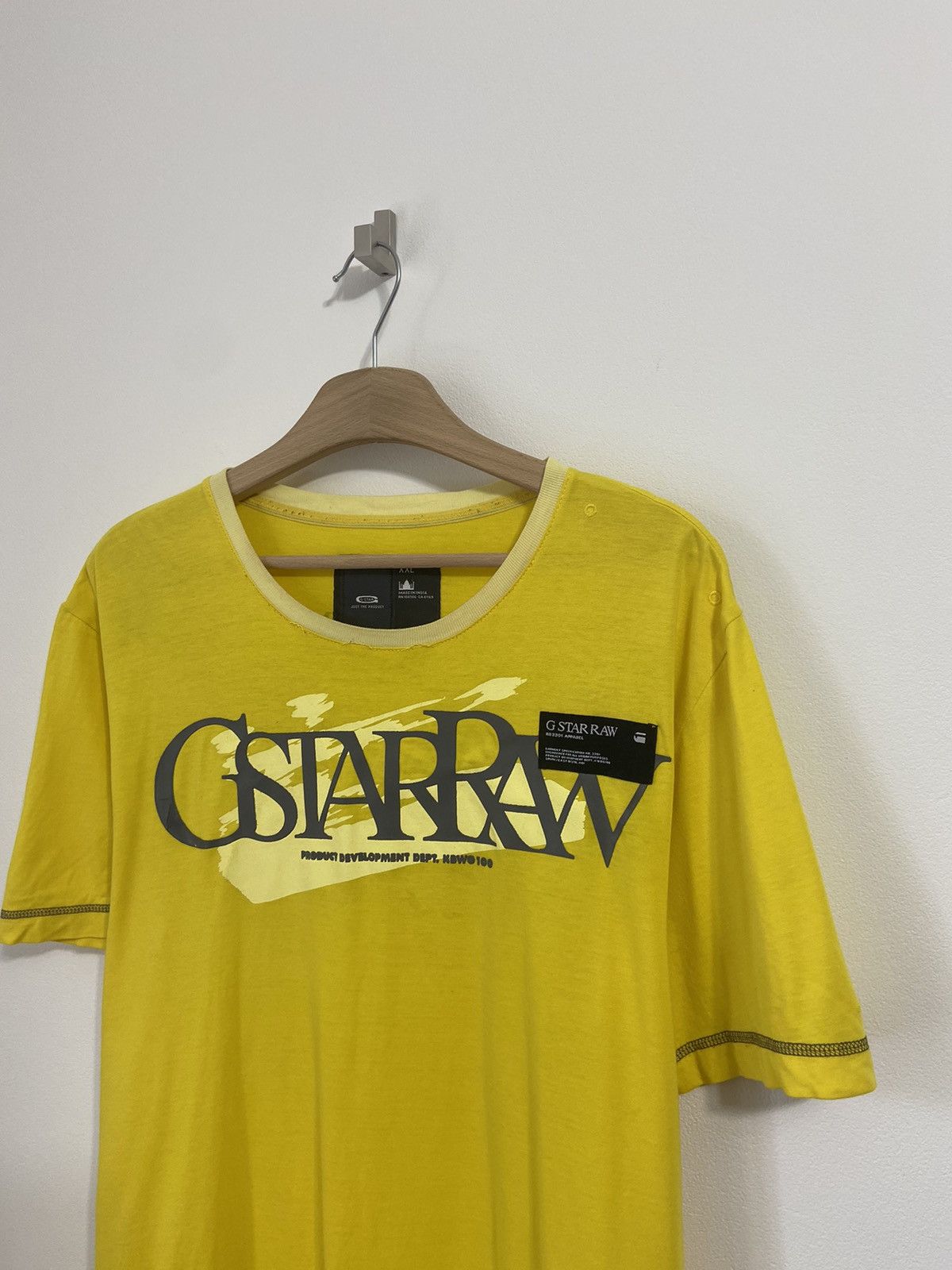 G-Star × Vintage G Star Raw T-shirt Size US XXL / EU 58 / 5 - 2 Thumbnail