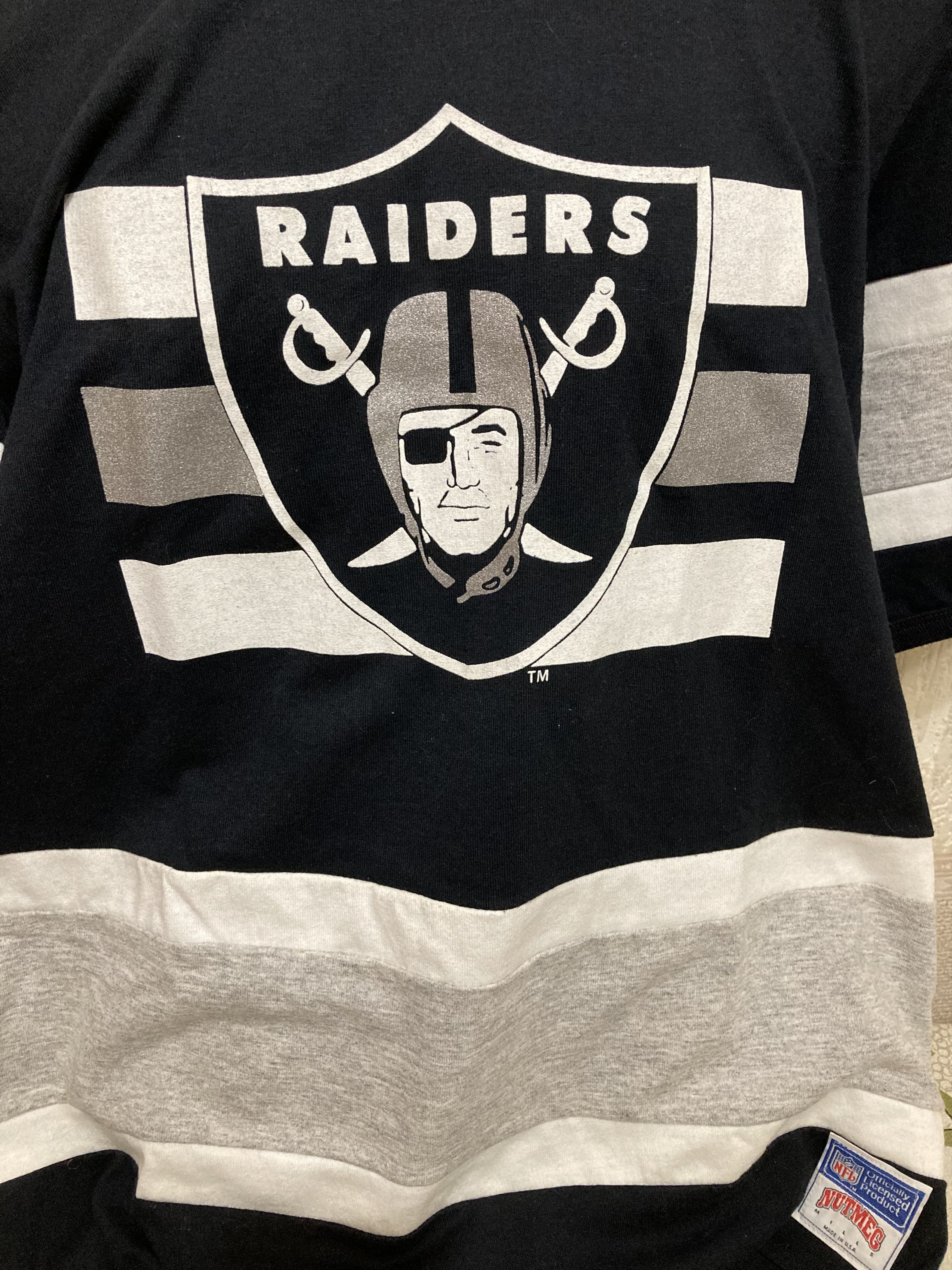 NFL 90’s Los Angeles Raiders Made In USA Tee Size US L / EU 52-54 / 3 - 8 Thumbnail