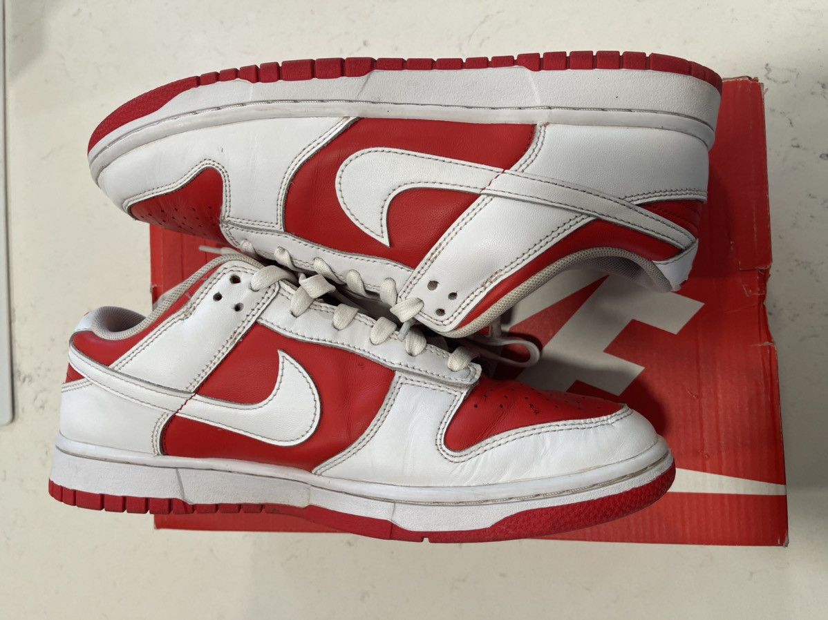 Nike Nike Dunk Low Championship Red 2021 Size US 10 / EU 43 - 5 Thumbnail