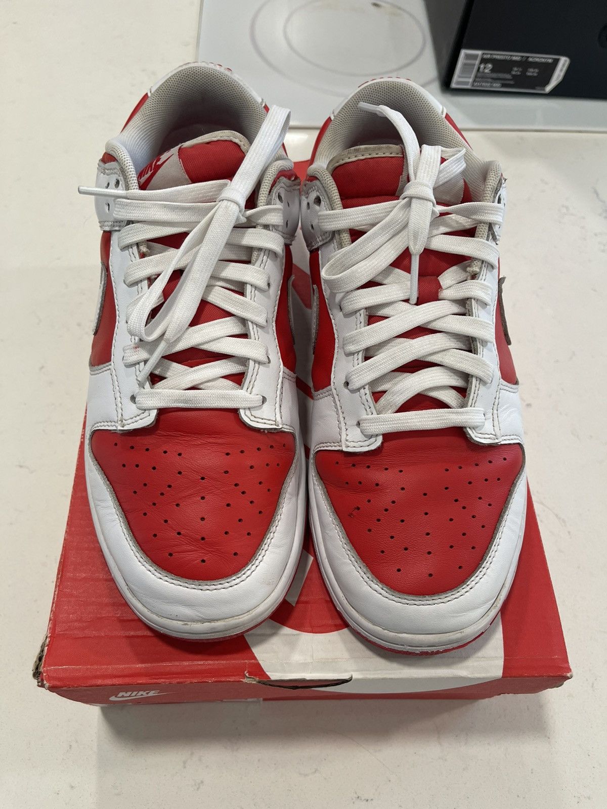 Nike Nike Dunk Low Championship Red 2021 Size US 10 / EU 43 - 1 Thumbnail