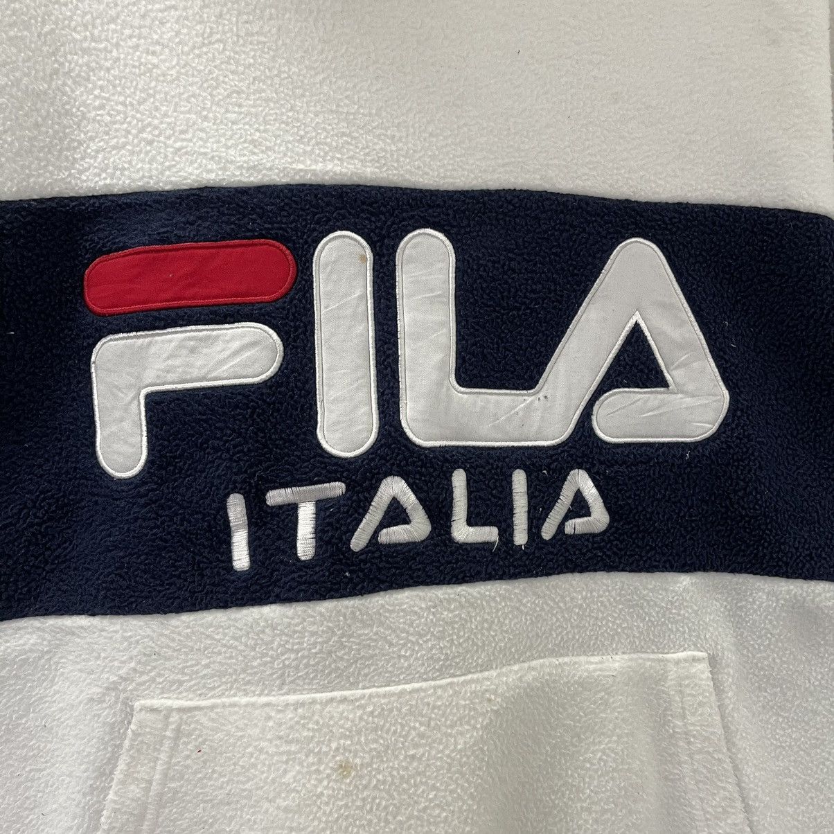Fila × Vintage Vintage Fila Big Logo Fleece Hoodies Size M Size US M / EU 48-50 / 2 - 5 Thumbnail