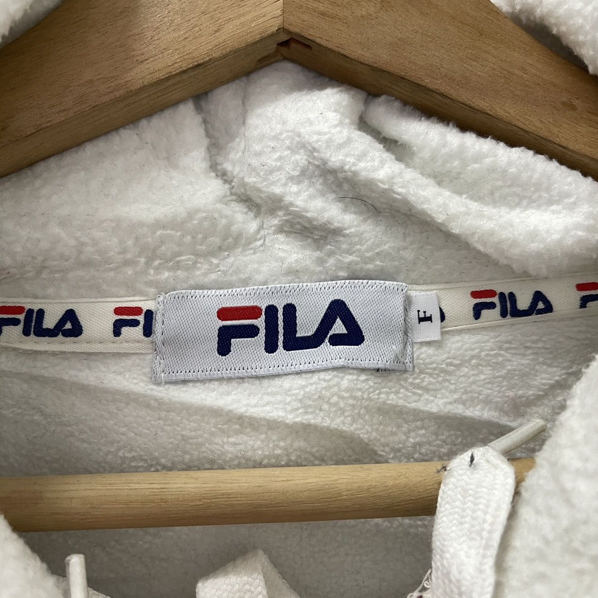 Fila × Vintage Vintage Fila Big Logo Fleece Hoodies Size M Size US M / EU 48-50 / 2 - 8 Thumbnail