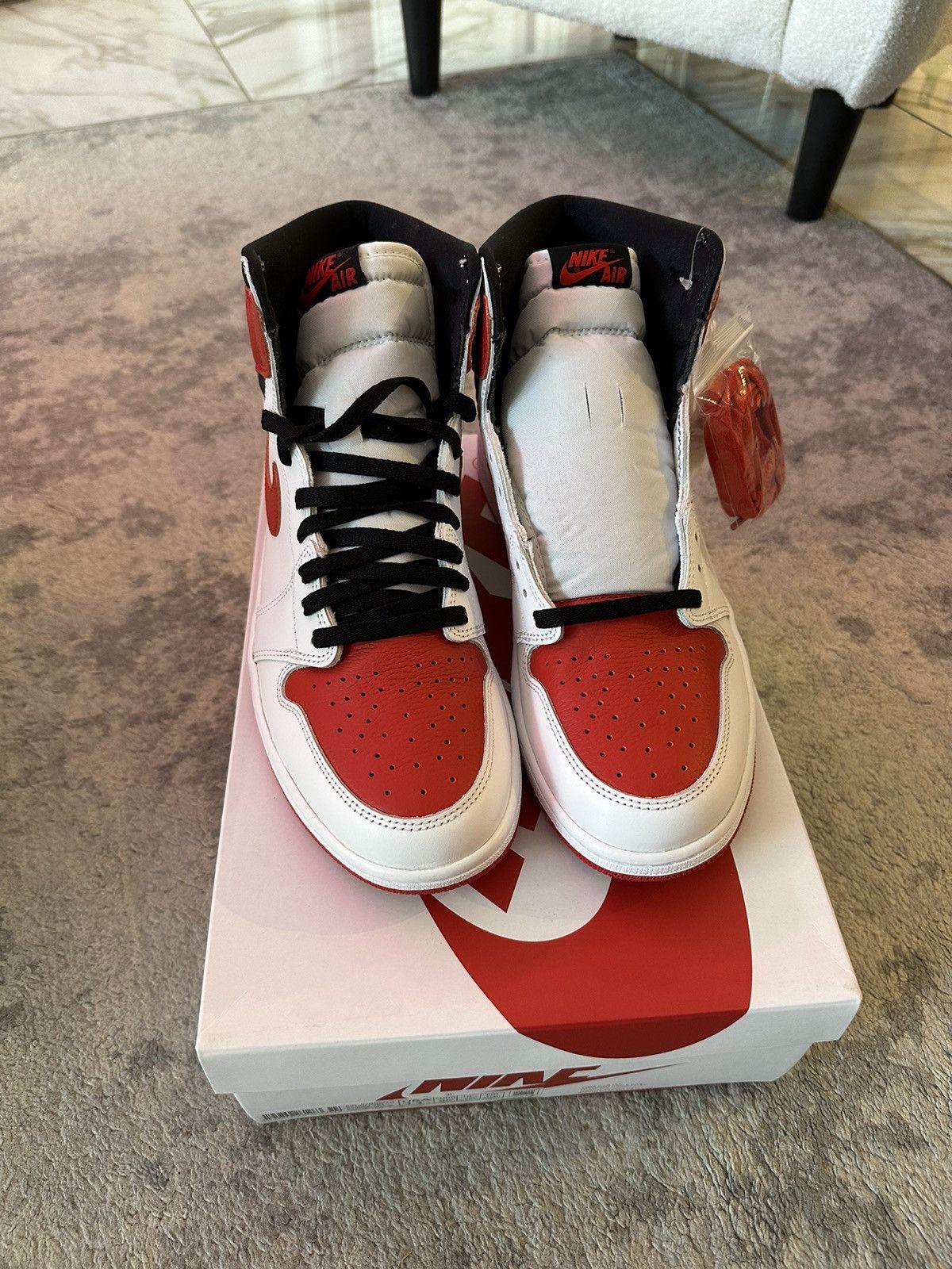 Nike Air Jordan 1 Retro High OG “Heritage/Red White Black” Jordan Brand Jordan 1 Retro High OG Heritage White Red GS  main image 2
