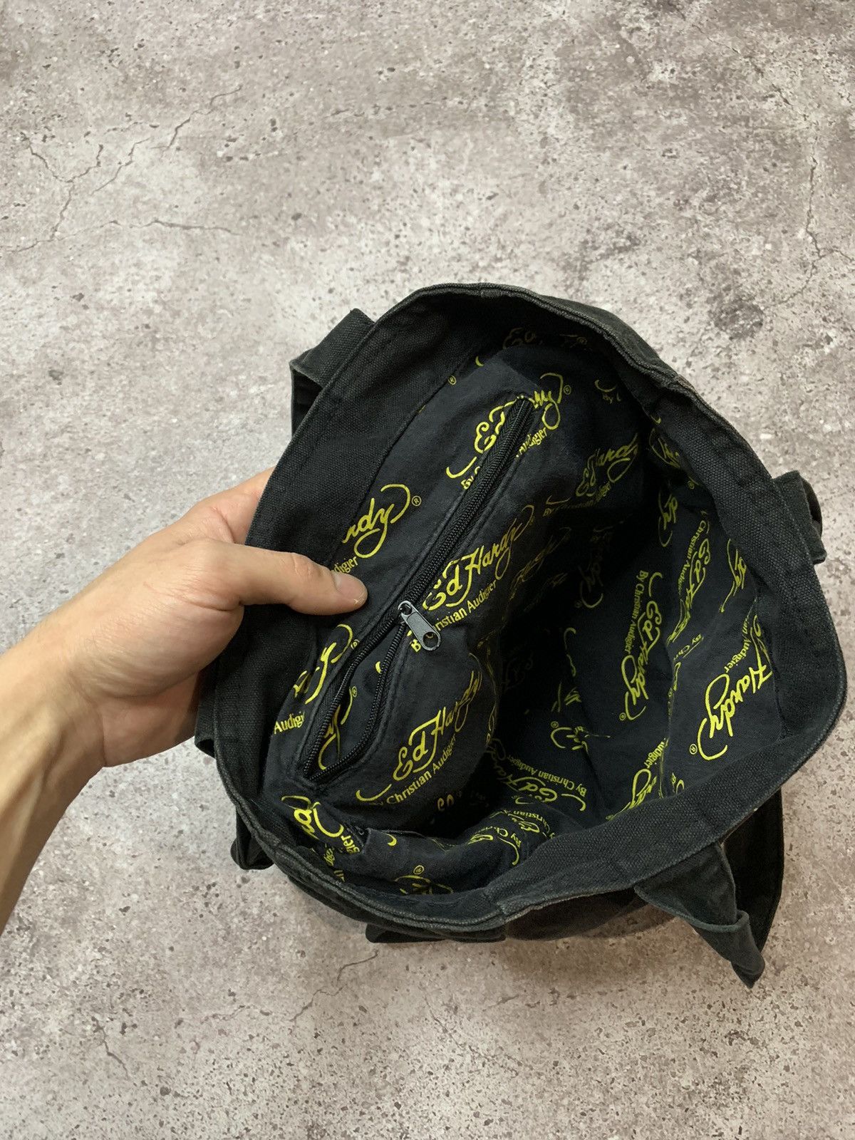 Christian Audigier × Ed Hardy Ed Hardy Messenger Bag Skulls logo Shopper Shoulder bag Size ONE SIZE - 9 Thumbnail