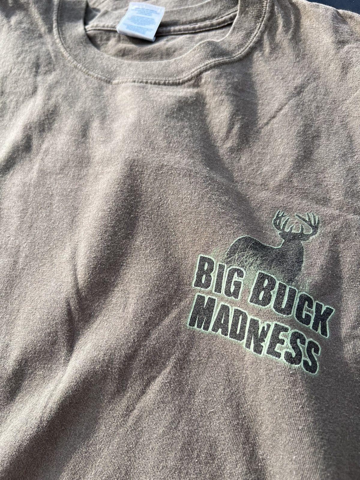 Vintage Vintage big buck madness hunting tee Size US XXL / EU 58 / 5 - 3 Thumbnail