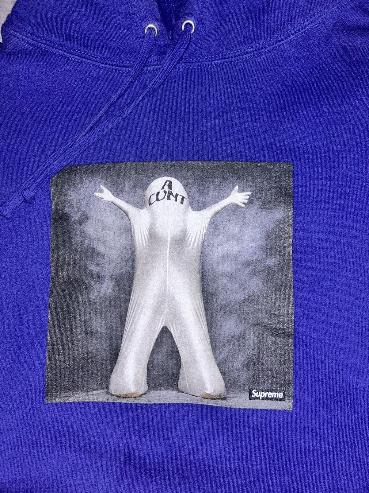 supreme パーカー　A CUNT ブルー supreme パーカー A CUNT ブルー