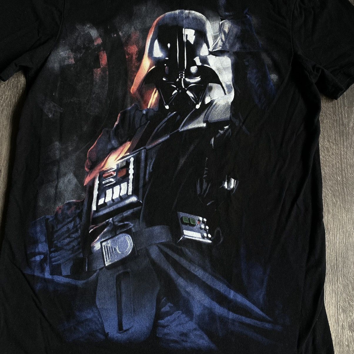 Star Wars × Vintage Vintage Y2K Star Wars Darth Vader Big Graphic Logo Tee Shirt Size US M / EU 48-50 / 2 - 2 Thumbnail