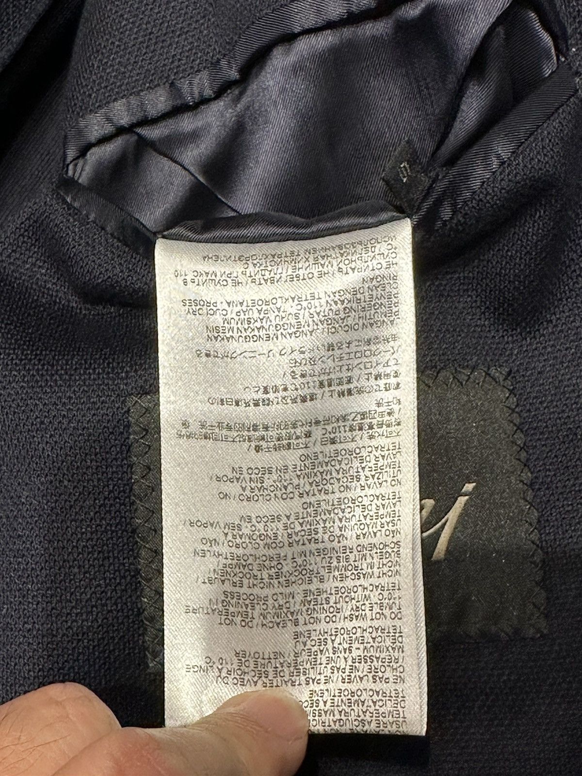 Brioni Brioni dark blue wool luxury tailored suit EU 48 US38R 32x31 Size 48R - 16 Thumbnail