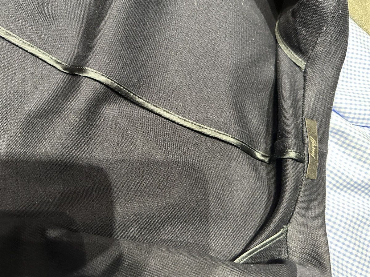 Brioni Brioni dark blue wool luxury tailored suit EU 48 US38R 32x31 Size 48R - 22 Thumbnail