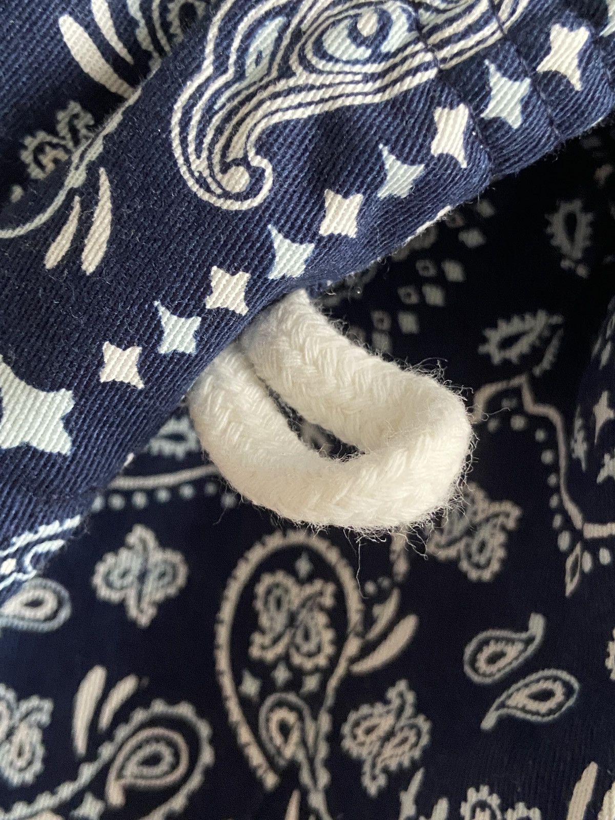 Japanese Brand Cookman Blue Paisley Chef Pants Size US 30 / EU 46 - 5 Thumbnail