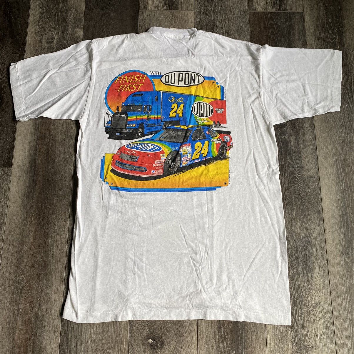 DuPont × NASCAR × Vintage Vintage 1990s NASCAR Jeff Gordon DuPont Racing Graphic Tee Size US L / EU 52-54 / 3 - 1 Thumbnail