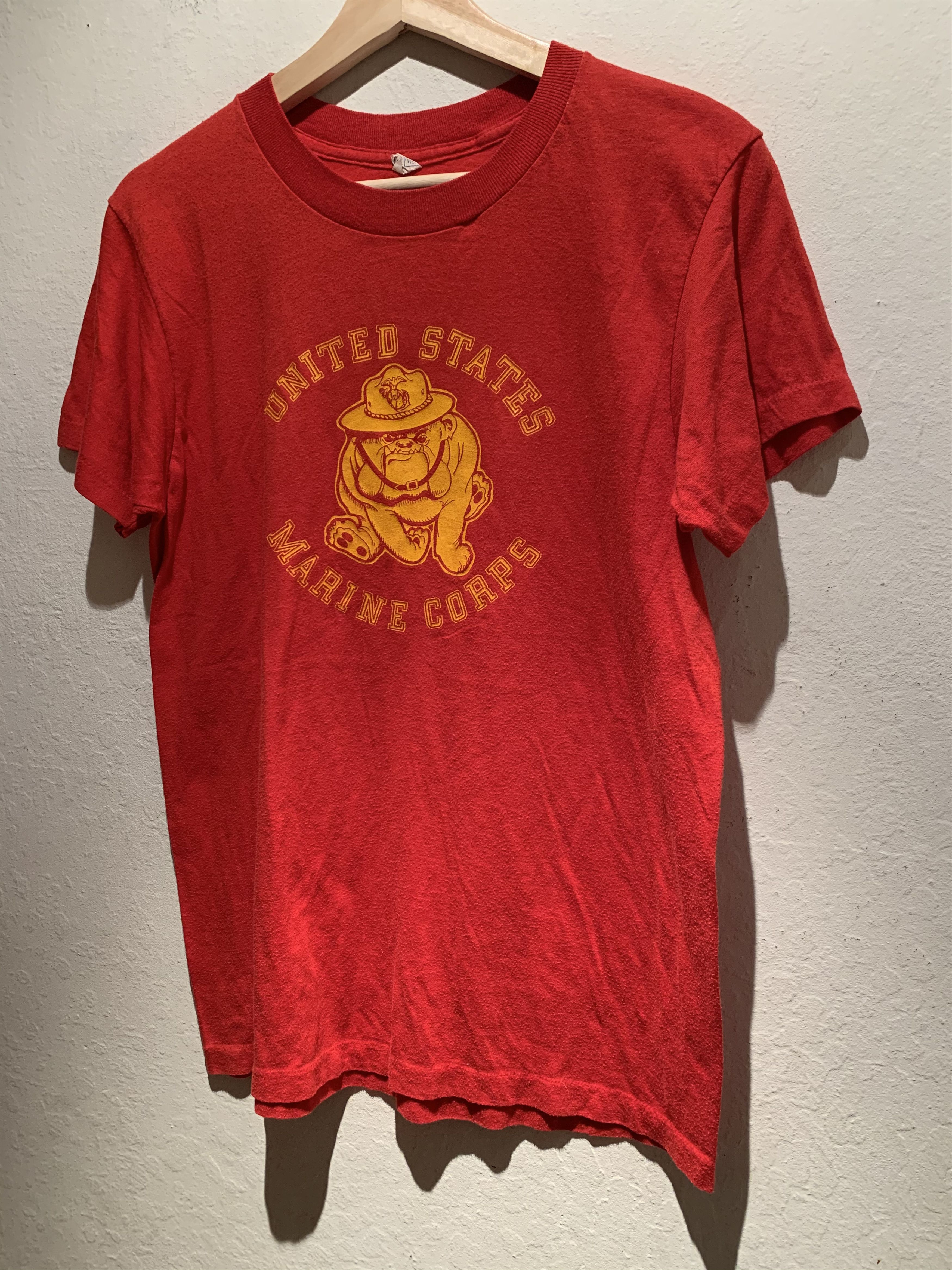 Vintage RARE* Vintage 1970’s United States Marine Corps USMC T-Shirt Size US L / EU 52-54 / 3 - 1 Thumbnail