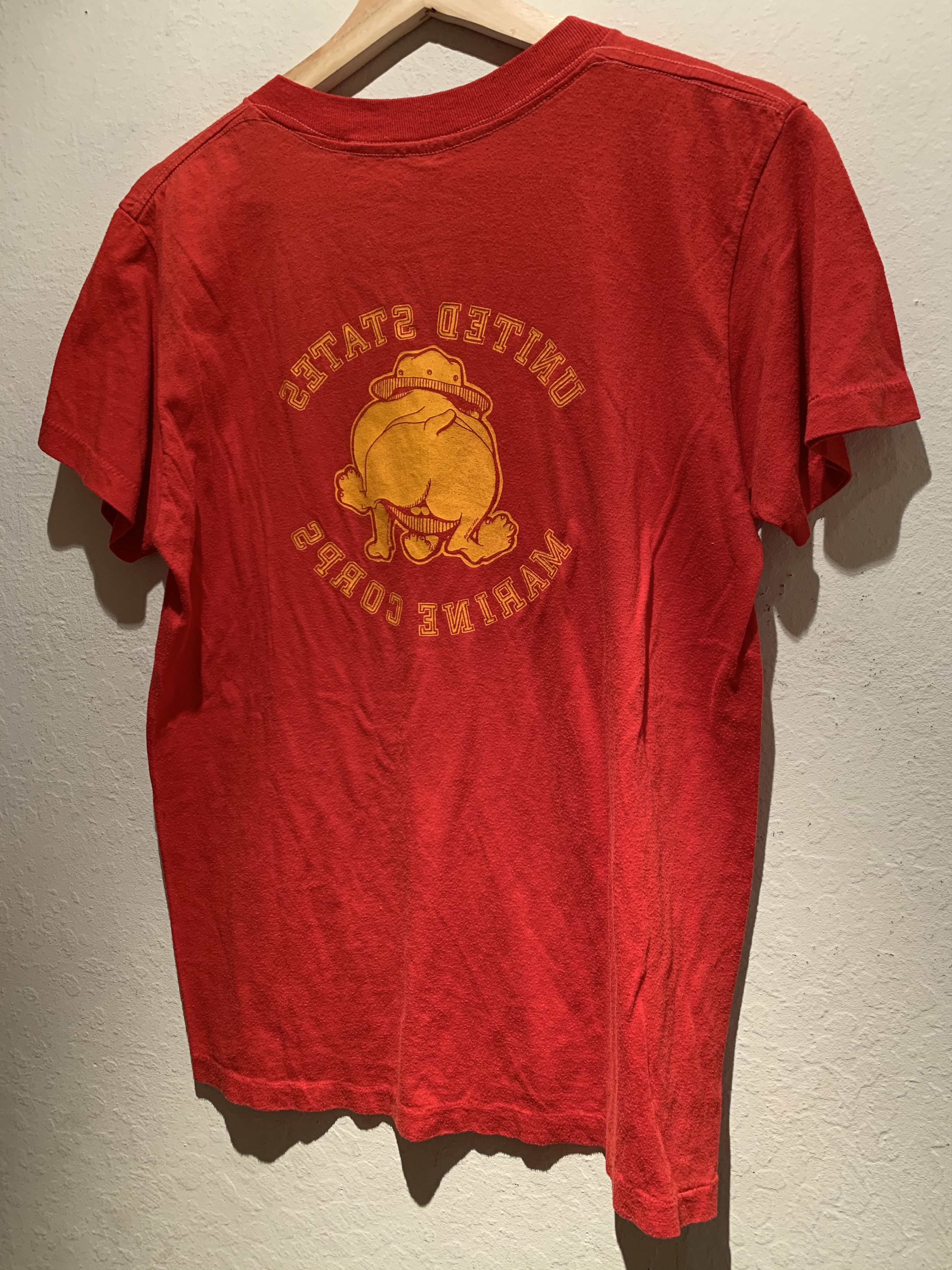 Vintage RARE* Vintage 1970’s United States Marine Corps USMC T-Shirt Size US L / EU 52-54 / 3 - 4 Thumbnail