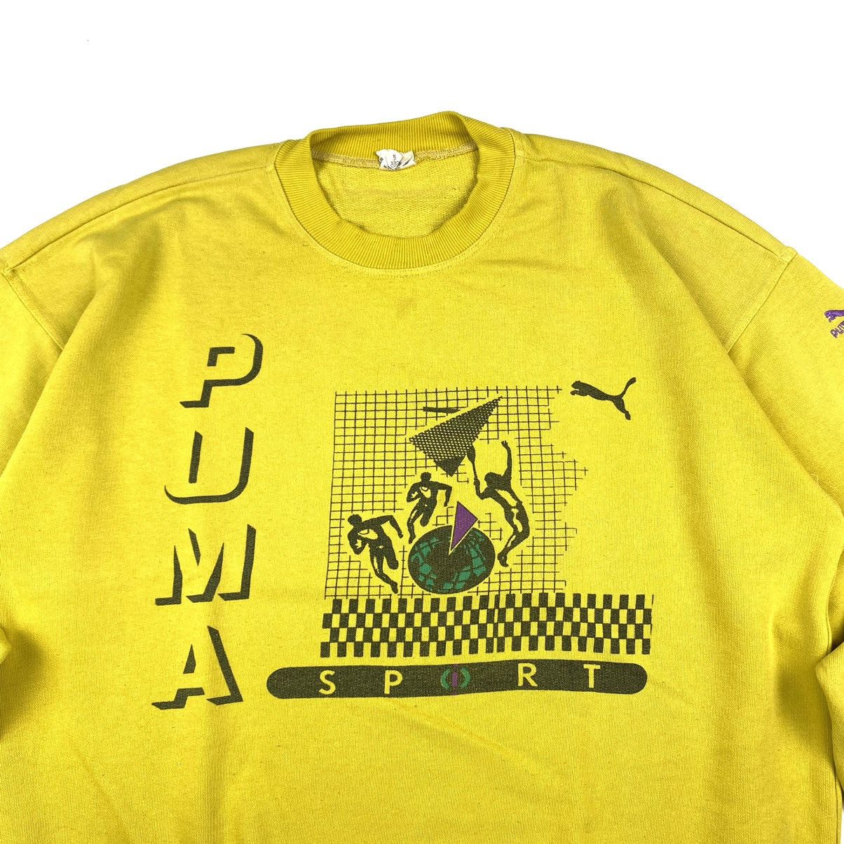 Puma Rare! 80’s Vintage Puma Graphic Sweatshirt Speed Cat Size US M / EU 48-50 / 2 - 3 Thumbnail